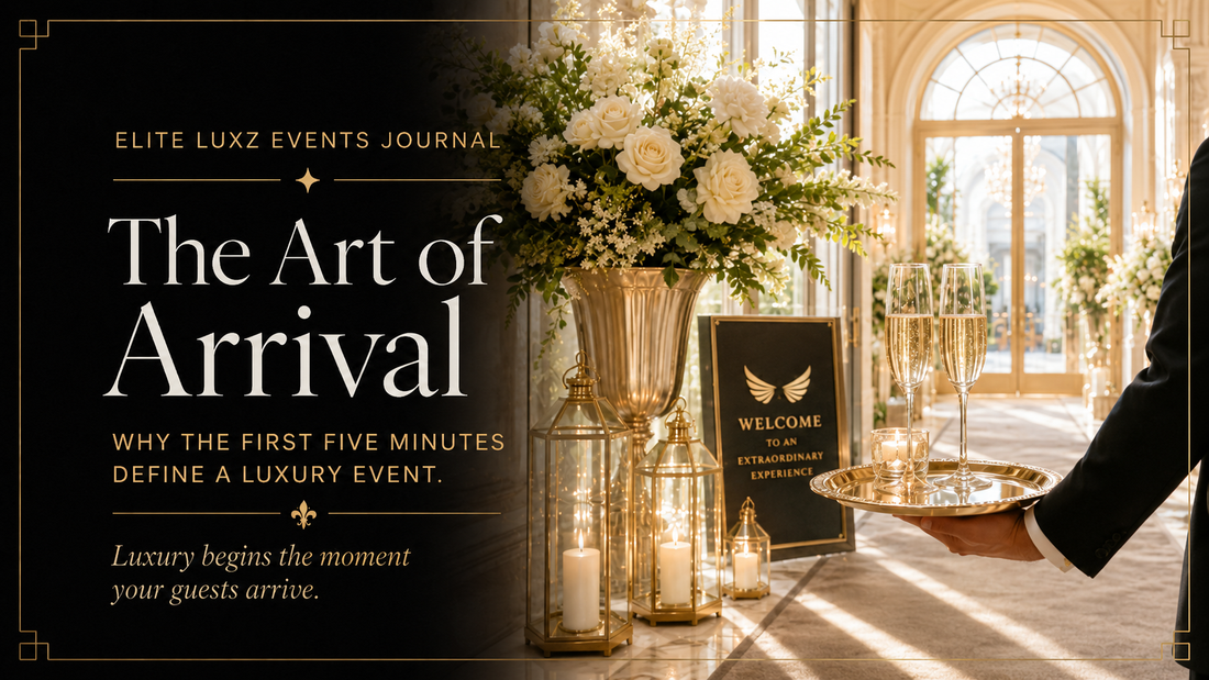 The Art of Arrival: Why the First Five Minutes Define a Luxury Event