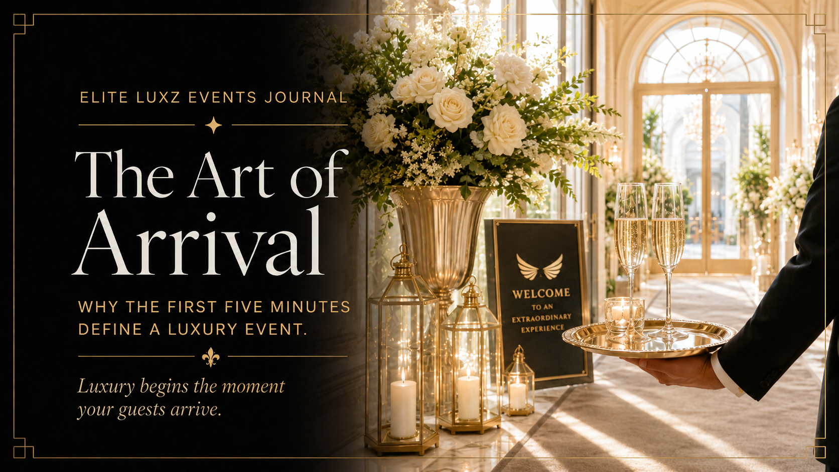 The Art of Arrival: Why the First Five Minutes Define a Luxury Event
