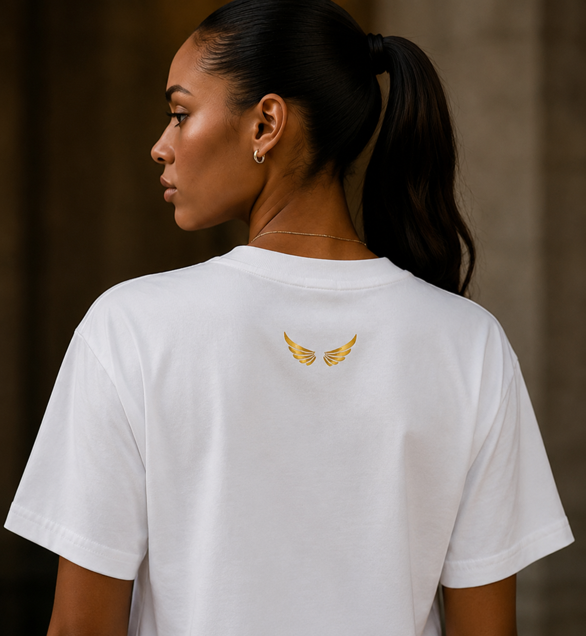 The Private Collection ⟡ Signature Wings Crop Tee