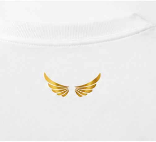 The Private Collection ⟡ Signature Wings Crop Tee