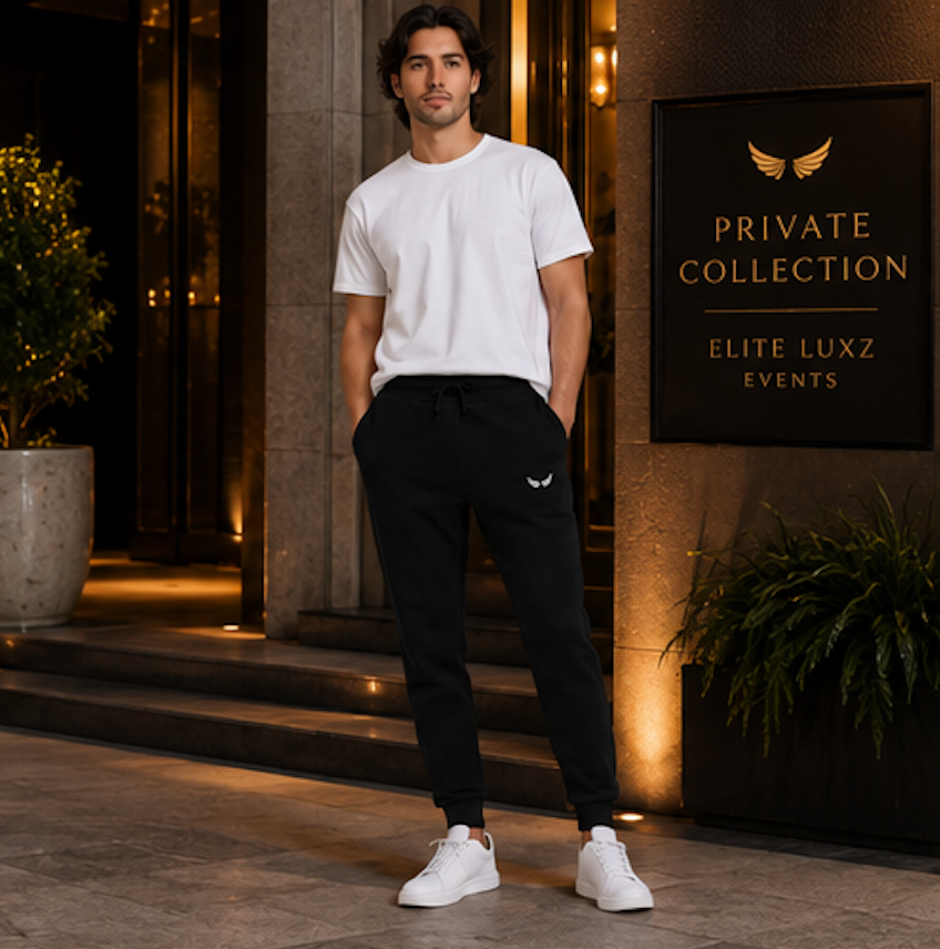 The Private Collection ⟡ The White Wing Fleece Jogger