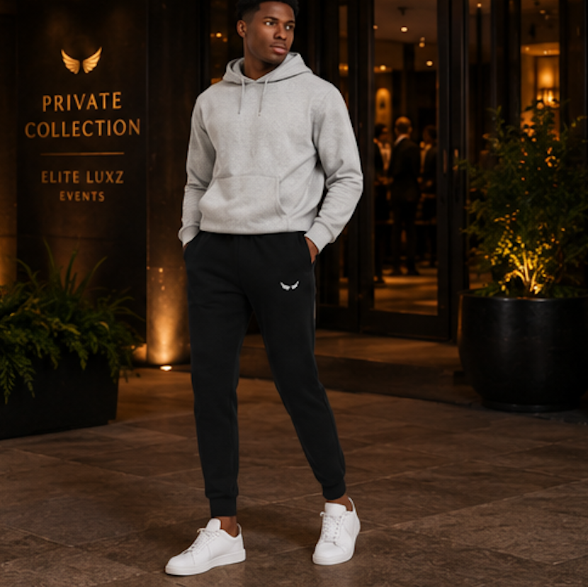 The Private Collection ⟡ The White Wing Fleece Jogger