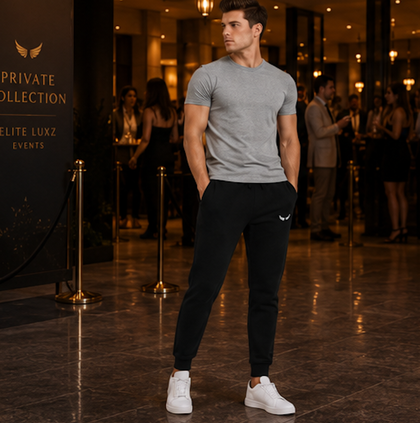 The Private Collection ⟡ The White Wing Fleece Jogger